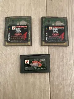 【即日発送】遊戯王　ゲームボーイ・アドバンス　ソフト３点　データあり