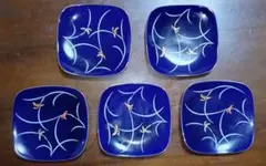香蘭社製の有田焼の銘々皿（角皿）