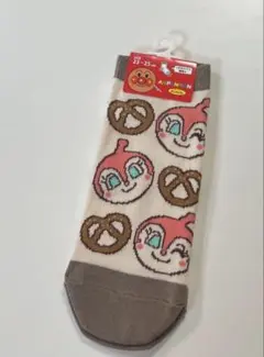 3203 新品　アンパンマン　ドキンちゃん　レディースソックス　靴下　福助のサムネイル