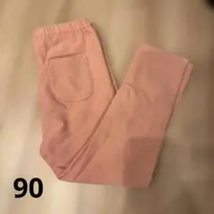 UNIQLO レギンス 裏起毛 ピンク 90