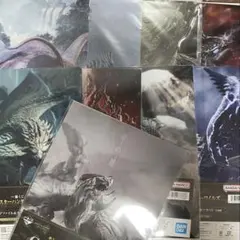 一番くじ モンスターハンターワイルズ クリアファイル フルコンプ 9種