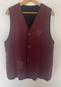 刺繍ベスト　レディース　トップス