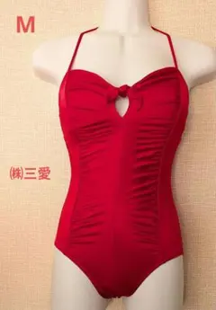 最終価格 SING SUMMERレディース水着　明るいレッド　㈱三愛のサムネイル
