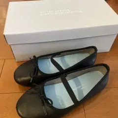 ユナイテッドアローズ　黒　フォーマルシューズ19センチ