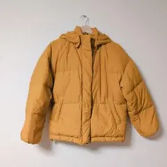 ★美品★BEAUTY＆YOUTH フード付きマスタードダウンジャケット【M】