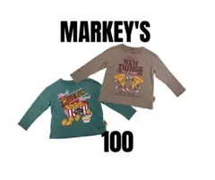 まとめ売り【マーキーズ】美品　長袖Tシャツ　ジャンクフード　キッズ　100のサムネイル