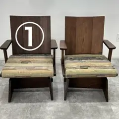 karimoku 2人用ダイニングテーブル用 回転式チェア① 1脚分
