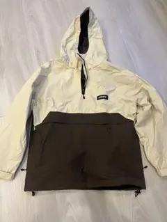 HIMANI フード付きプルオーバー S ベージュ/ブラウン