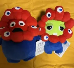 本日タイムセール大阪関西万博ミャクミャクなりきりぬいぐるみガチャピン　ムックペア