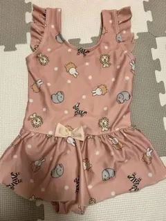 ミッフィー水着 110cm ピンク フリル付き