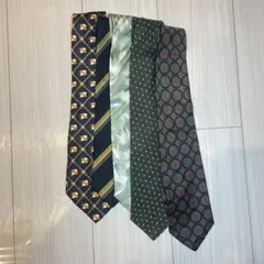 【断捨離】ネクタイセット 5本 さまざまなデザイン