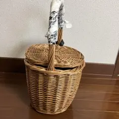 籐製ハンドル付きかごバッグ　RODESKO