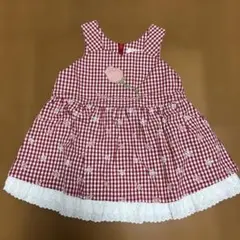 bébè II チェック柄ワンピースのサムネイル