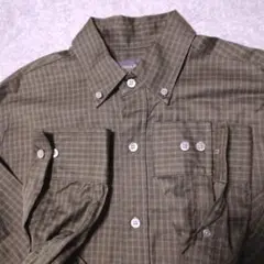 レア美品✨BANANA REPUBLIC　チェック 長袖シャツ　ほぼヴィンテージ