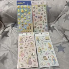 【即日発送！】ぷくぷくシール&カプセルシール&ステッカーセレクションセット