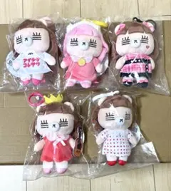 コレサワ れ子ちゃん マスコットぬいぐるみ vol.2 全5種セット 新品