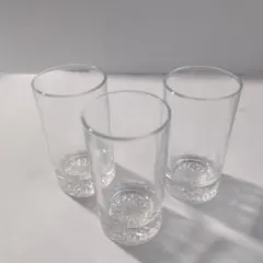 [セール中] 昭和レトロ　ガラス製コップ 3個セット