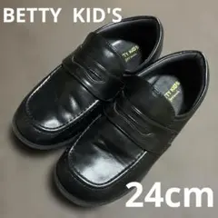 ⭐️BETTY KID'S 黒のフォーマルシューズ 24cm 子供⭐️