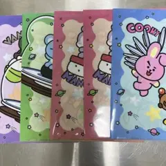 くら寿司 bt21 クリアファイル 5枚 コンプリート k-pop HANA