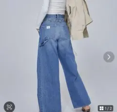 シールームリン　ペインターbaggy denimパンツ SRN05 24インチ