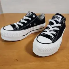 CONVERSE　ALL STAR　厚底スニーカー　黒　22cm