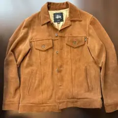 Stussy スエードブラウンジャケット Mのサムネイル