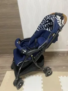 Aprica ベビーカー AB型 ネイビー ストライプ