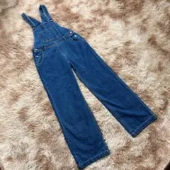 綿100%✨ WEGO （M) サロペット オーバーオール デニム ブルー