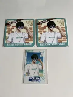 ブルーロック　スイパラ　フォト風ブロマイド　特典　コースター　糸師凛　3枚セット