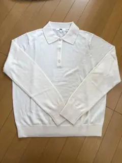 【iako様専用】UNIQLO メリノポロセーター Lサイズ