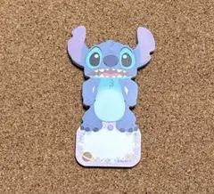 スティッチ メモ帳 ディズニーリゾート ダイカットメモ ディズニー レトロ