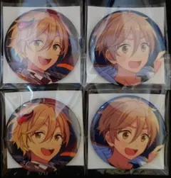 あんスタ　真白友也　テーマスカウト 缶バッチ　各2個セット