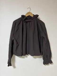 Samansa Mos2 サマンサモスモス フリルカラーブラウス