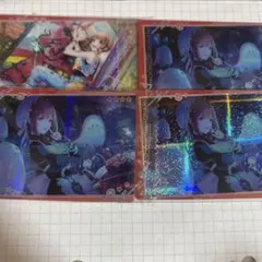 望月穂波 4枚セット ウエハース