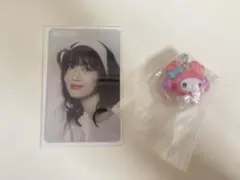⭐︎TWICE MOMOセット⭐︎マイメロディ キーホルダーと写真カードセット
