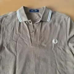 FRED PERRY ブラウン ポロシャツ S