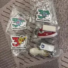 ポケモン　30周年 メタルチャームマスコット コンバース　めじるしアクセサリー
