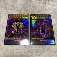 仮面ライダー龍騎　アドベントカード　仮面ライダー王蛇　ホロ　劇中サイズ2枚セット
