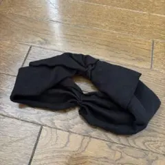 黒いリボンデザインヘアバンド