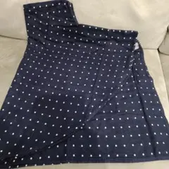 ネイビー 水玉模様 授乳ケープ　西松屋