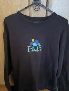 HUF ブラック トレーナー XL