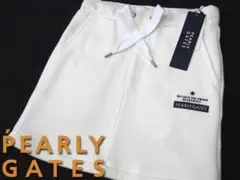 新品● パーリーゲイツ ● 一番星シリーズ　裏起毛スカート　ホワイト/S