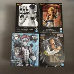 ワンピース 鬼滅の刃 呪術廻戦 ドラゴンボール フィギュア 4点セット