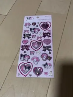 マイメロ＆クロミ ビジューシール・マイメロ＆クロミ＆スウィートピアノ 香り玉入り