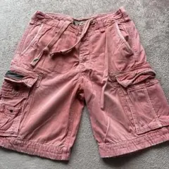 【レア】RUEHL No. 925 ピンクカーゴショートパンツ 31
