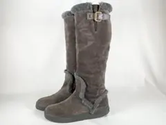 美品 ルイヴィトン 35 1/2 22.5 ムートン ロングブーツ グレー 2025年最新】ルイヴィトン ムートンブーツの人気アイテム - メルカリ