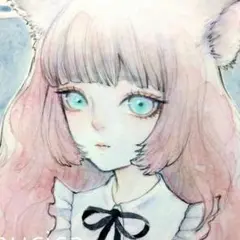 肉筆原画 手描きイラスト 絵画 オリジナル アナログ 水彩画 美人画