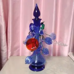 琉球ガラス　花　花瓶　セット