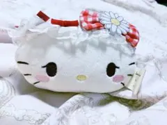 ハローキティ　しまむら　青木美沙子コラボ　顔　バッグチャーム　ロリータ