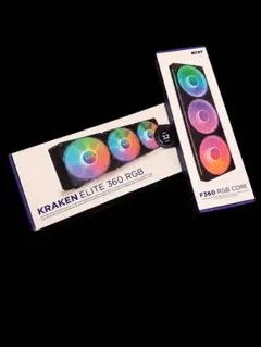中古】NZXT KRAKEN ELITE 360 RGB ファンセット - メルカリ